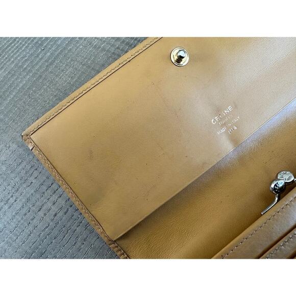 Authentic Celine Long Wallet Purse in Macadamia Beige $1200.00 retail - Picture 13 of 16